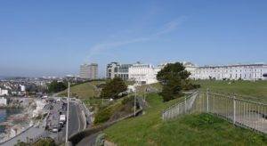 view of the park from plymouth