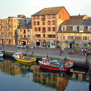 the barbican harbour in plymouth